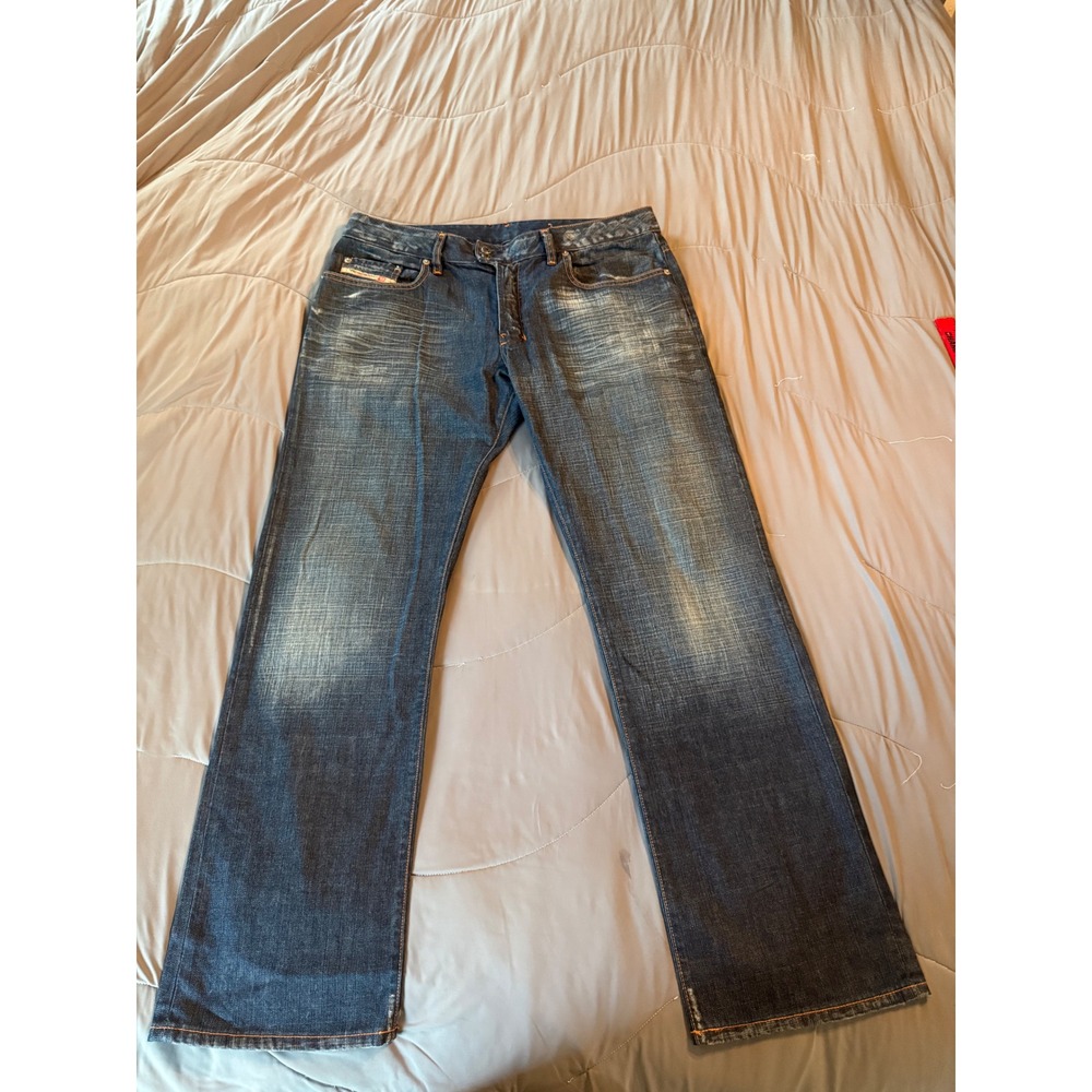 Vintage Diesel Rabox Jeans Mens 36 Made in Italy Straight Leg Denim Y2K